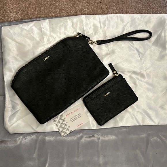 Lodis Leather Pouch & Coin Purse Set. - Picture 3 of 7